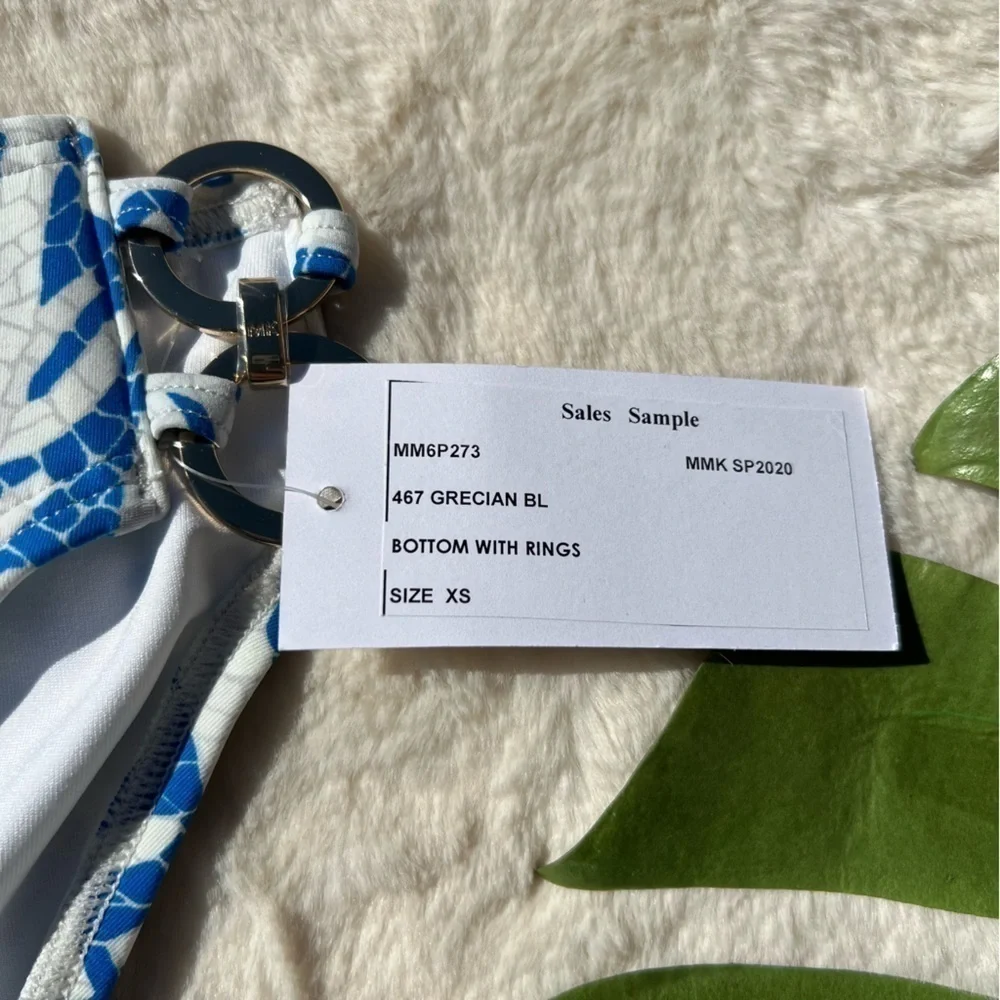 Michael Kors High Waist Ring Bikini Bottoms - Picture 8 of 9